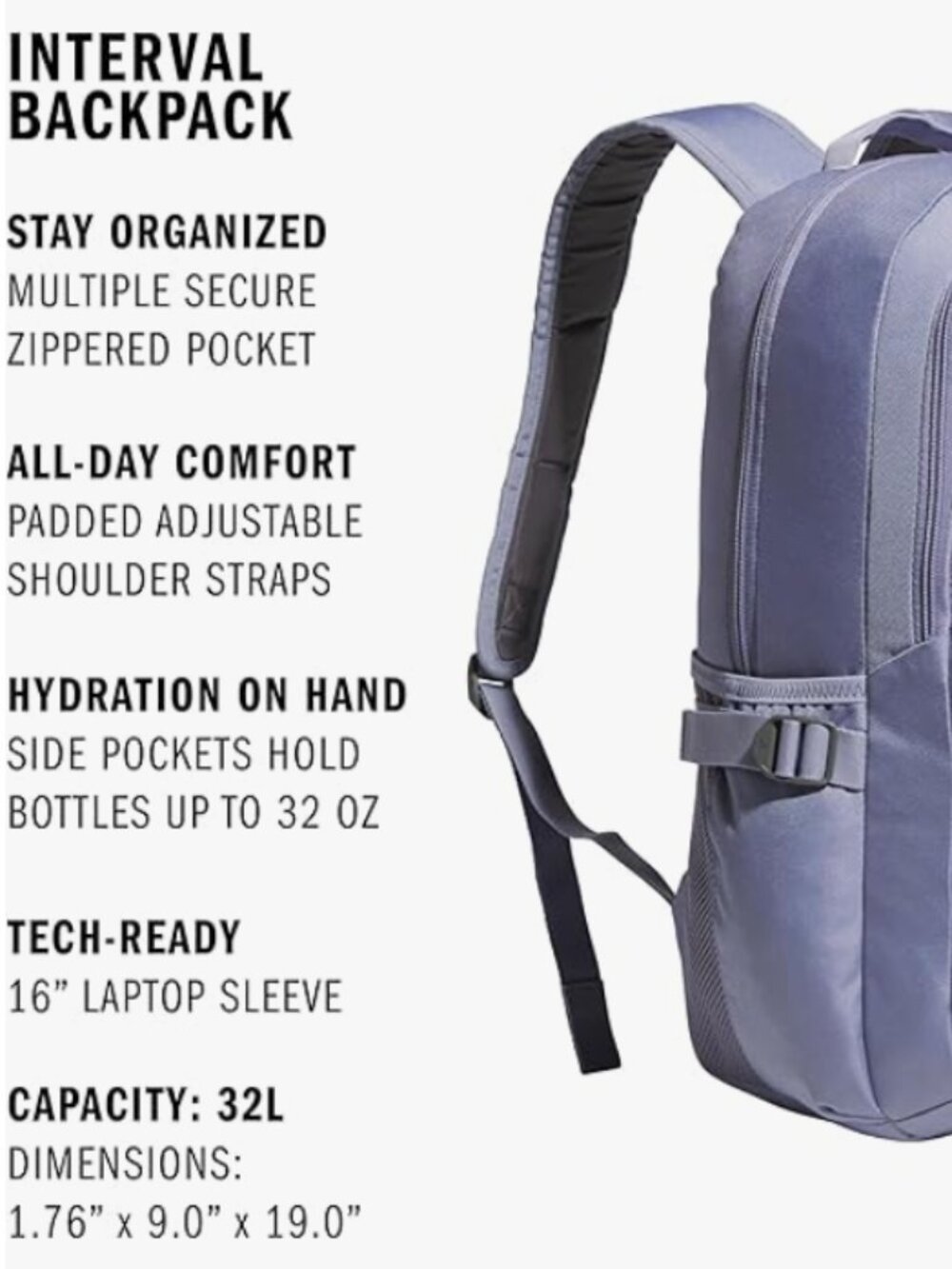 Adidas Interval Backpack - Picture 6 of 6